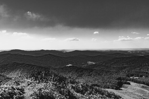 Foto vista panorâmica da paisagem contra o céu