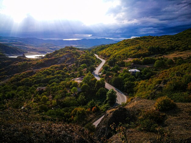 Foto vista panorâmica da paisagem contra o céu