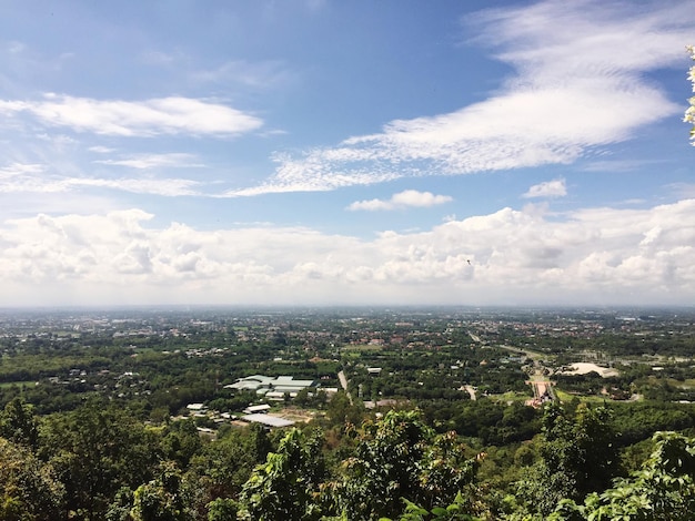 Vista panorâmica da paisagem contra o céu
