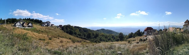 Foto vista panorâmica da paisagem contra o céu