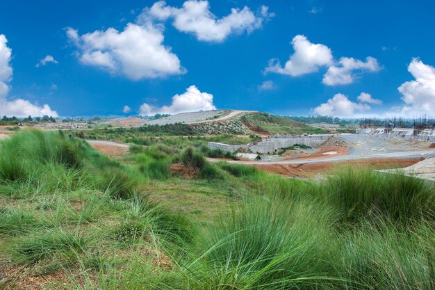 Vista panorâmica da paisagem contra o céu