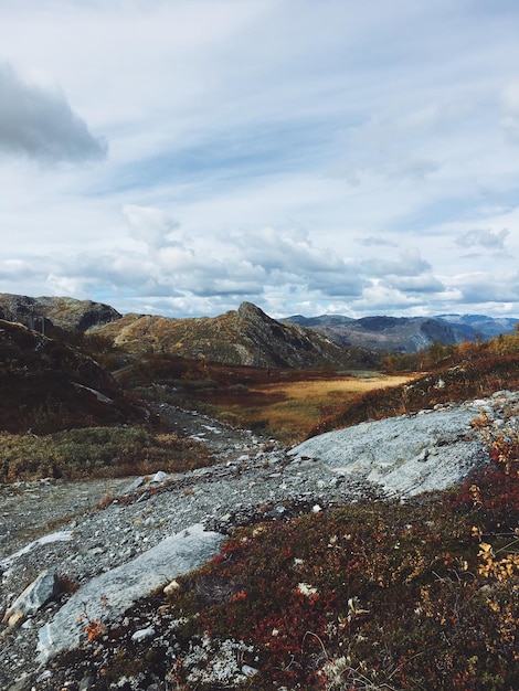 Vista panorâmica da paisagem contra o céu