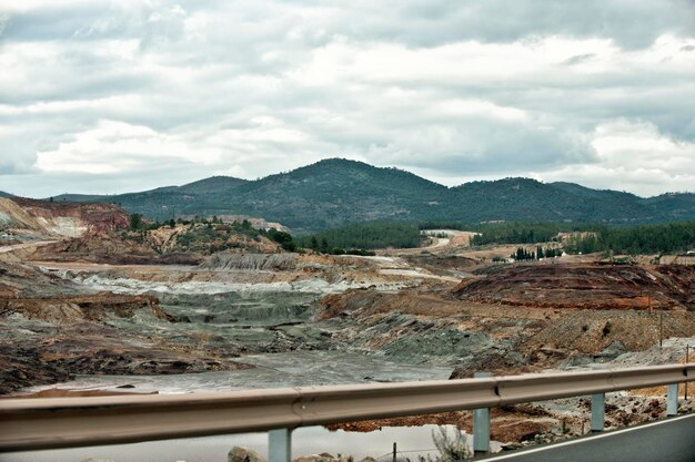 Vista panorâmica da paisagem contra o céu