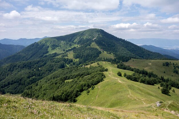 Foto vista panorâmica da paisagem contra o céu