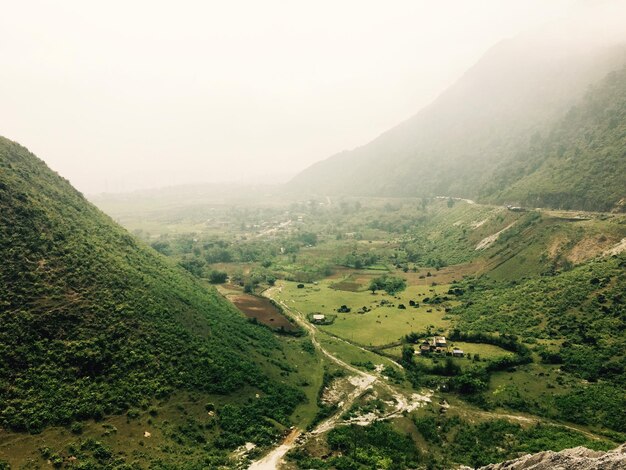 Vista panorâmica da paisagem contra o céu