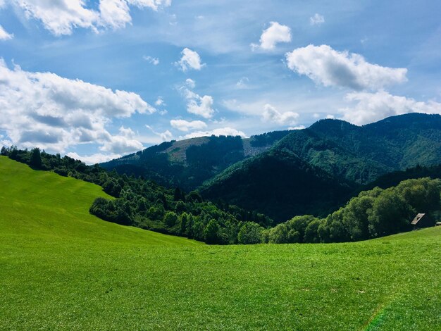 Vista panorâmica da paisagem contra o céu