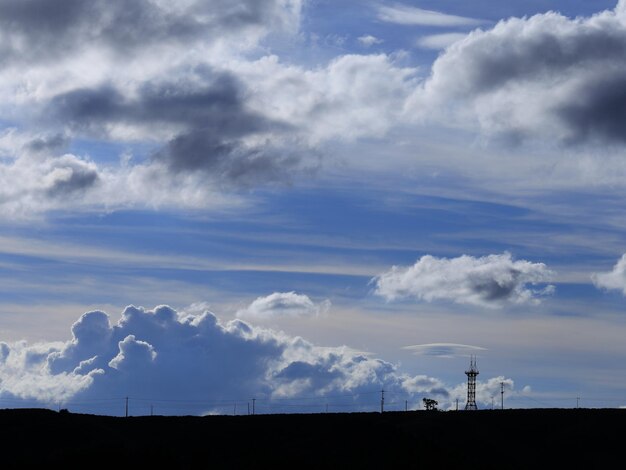 Foto vista panorâmica da paisagem contra o céu