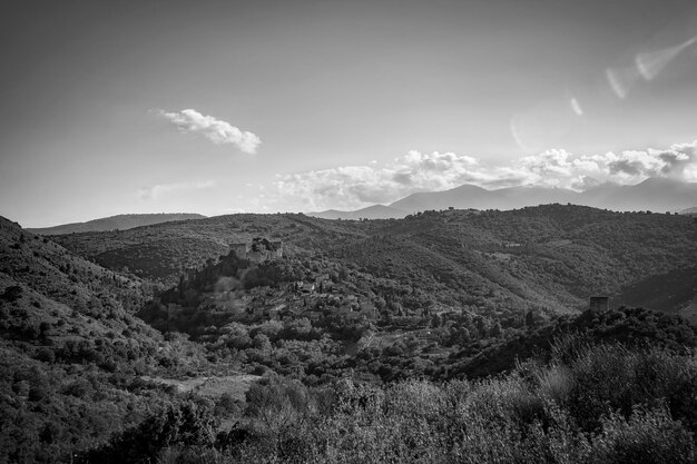 Foto vista panorâmica da paisagem contra o céu