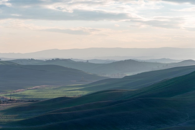 Vista panorâmica da paisagem contra o céu
