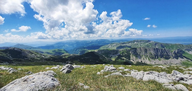 Vista panorâmica da paisagem contra o céu