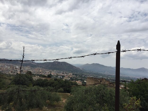 Foto vista panorâmica da paisagem contra o céu