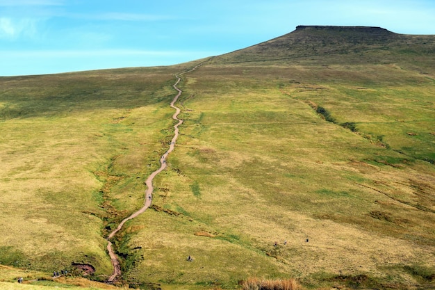 Foto vista panorâmica da paisagem contra o céu