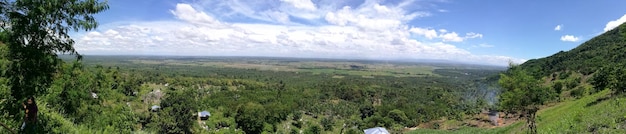 Vista panorâmica da paisagem contra o céu