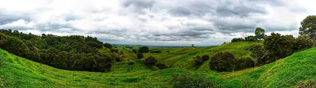 Foto vista panorâmica da paisagem contra o céu