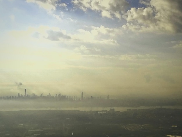 Foto vista panorâmica da paisagem contra o céu