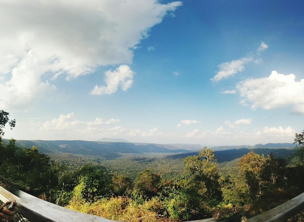 Foto vista panorâmica da paisagem contra o céu