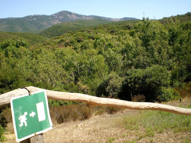 Foto vista panorâmica da paisagem contra o céu