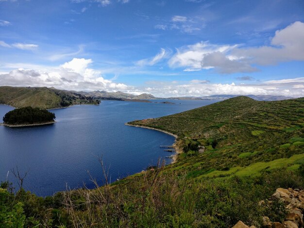 Vista panorâmica da paisagem contra o céu