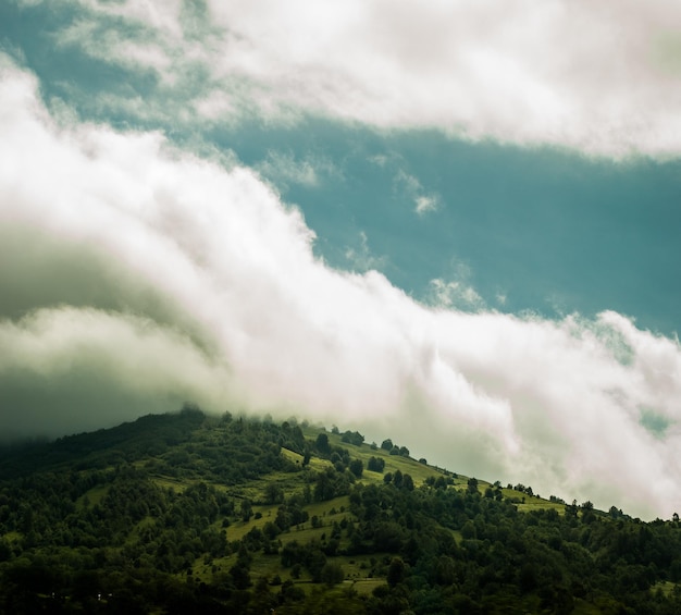 Foto vista panorâmica da paisagem contra o céu