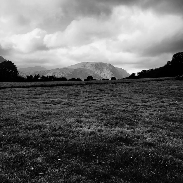 Foto vista panorâmica da paisagem contra o céu