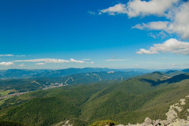 Vista panorâmica da paisagem contra o céu