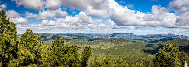 Foto vista panorâmica da paisagem contra o céu