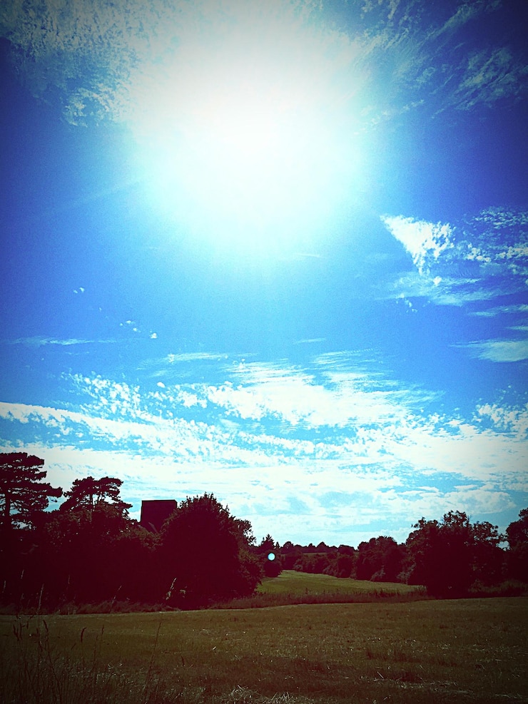 Foto vista panorâmica da paisagem contra o céu