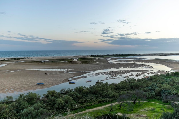 Vista panorâmica da vila de cacela velha