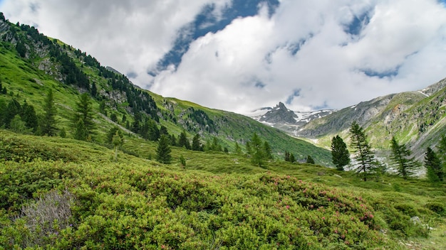 Vista panorâmica das montanhas contra o céu