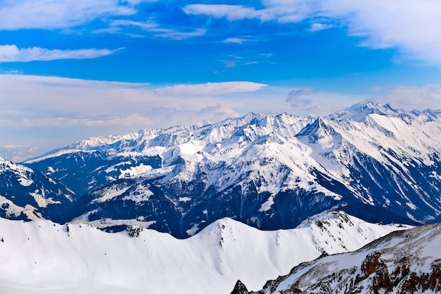 Foto vista panorâmica das montanhas