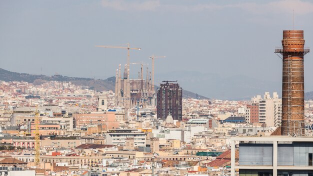 Vista panorâmica de Barcelona