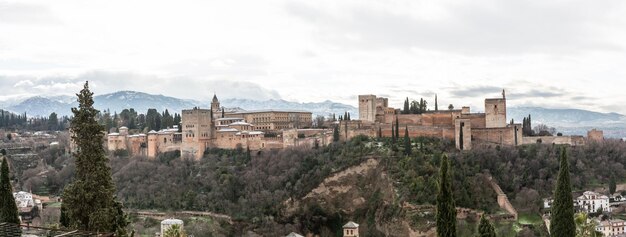 Foto vista panorâmica de edifícios na cidade