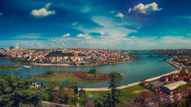 Vista panorâmica de Istambul