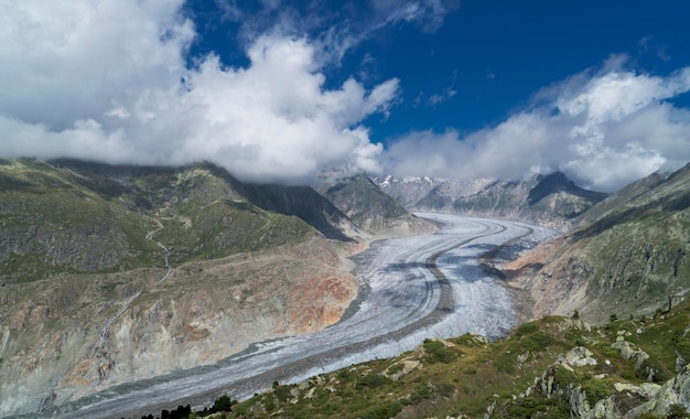 Vista panorâmica de montanhas contra o céu