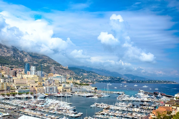 Vista panorâmica de Monte Carlo, Mônaco