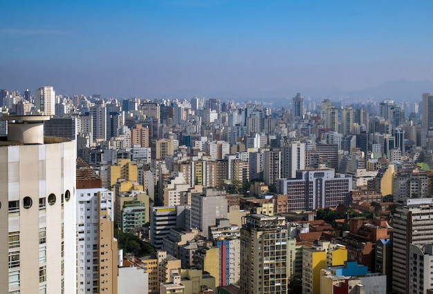 Vista panorâmica do centro da cidade de São Paulo.