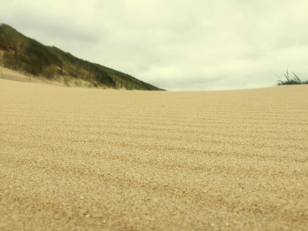 Foto vista panorâmica do deserto contra o céu