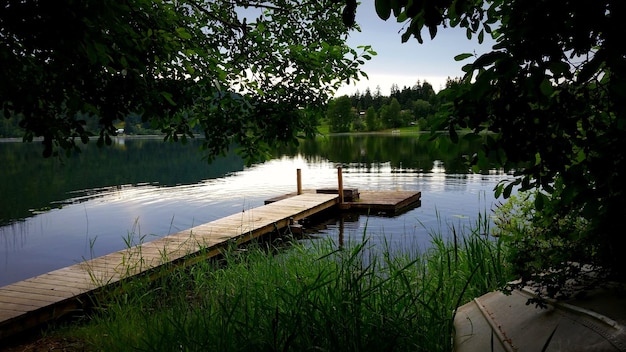Vista panorâmica do lago