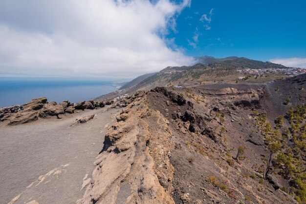 Vista panorâmica do mar contra o céu