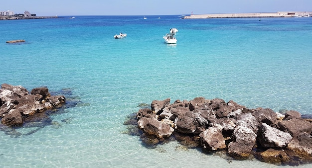 Vista panorâmica do mar