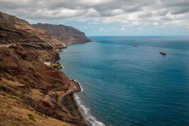 Vista panorámica de Las Gaviotas, Tenerife.