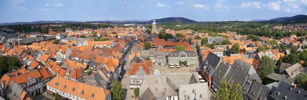 Vista panorámica de Goslar en Alemania