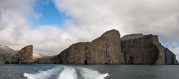 Vista panorámica de las Islas Feroe