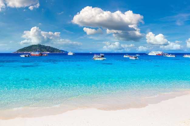 Vista panorámica de las islas Similan, Tailandia