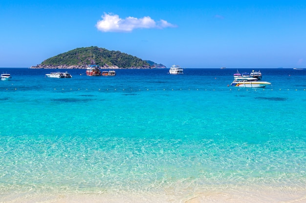 Vista panorámica de las islas Similan, Tailandia