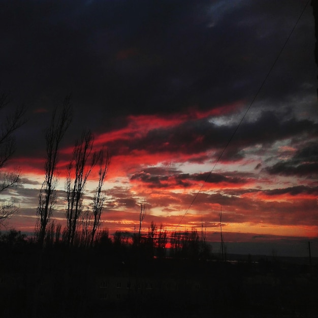 Foto vista panorámica del mar al atardecer