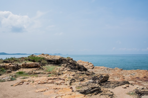 Vista panorámica del mar contra el cielo