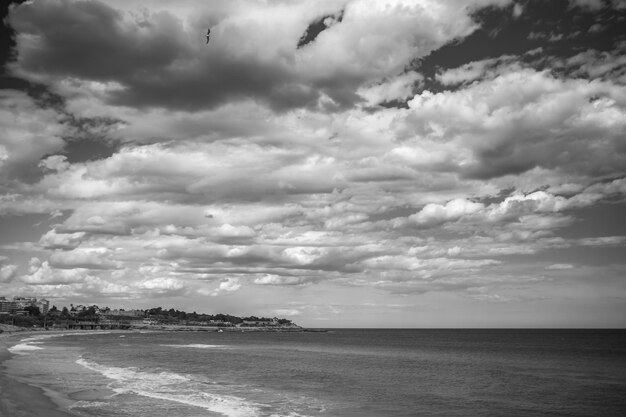 Foto vista panorámica del mar contra el cielo