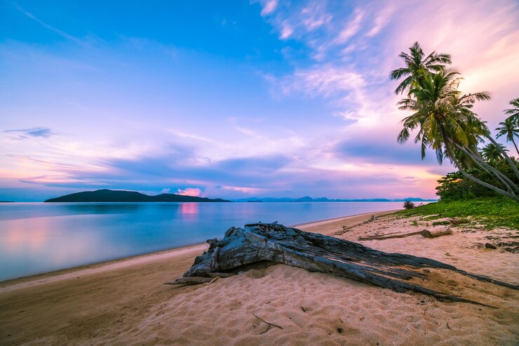 Foto vista panorámica del mar contra el cielo