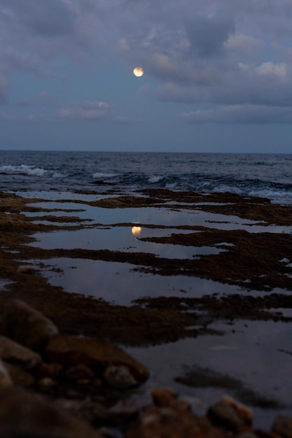 Foto vista panorámica del mar contra el cielo